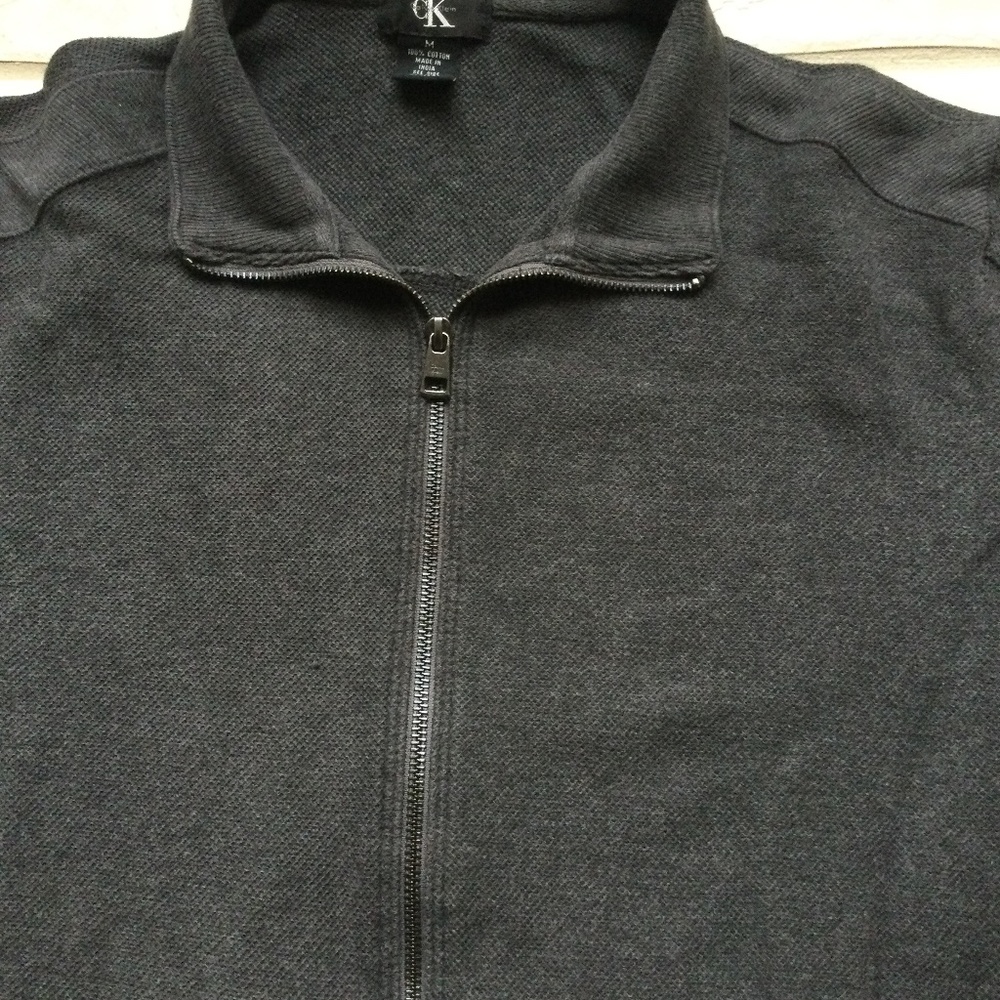 Calvin Klein charcoal wool sweater sz.M